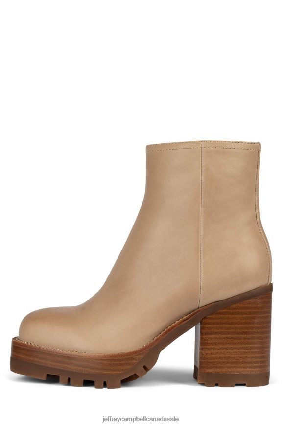 ABUNDANT-L Women Natural PLRNJH608 Jeffrey Campbell Ankle Boots