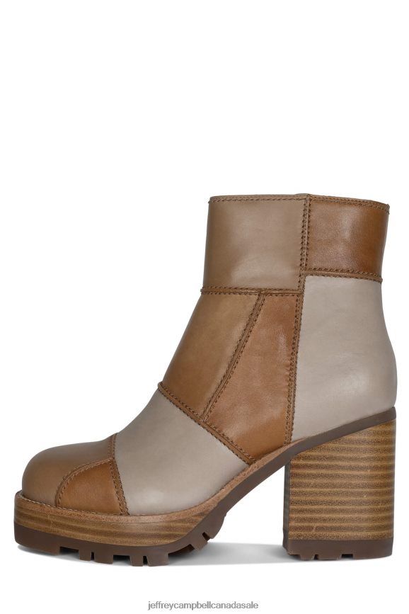 ABUNDNT-LC Women Light Beige Multi PLRNJH532 Jeffrey Campbell Ankle Boots