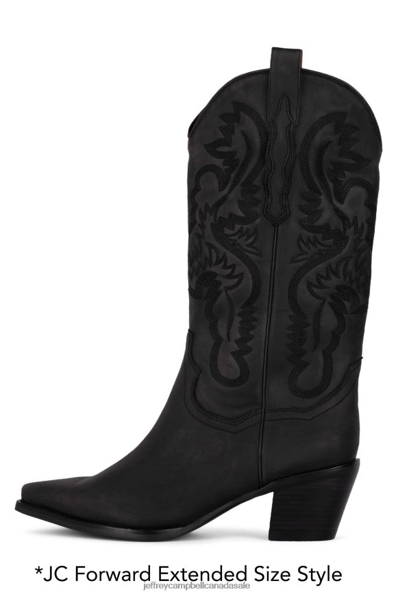 AMARILLO Women Black Washed PLRNJH331 Jeffrey Campbell Ankle Boots