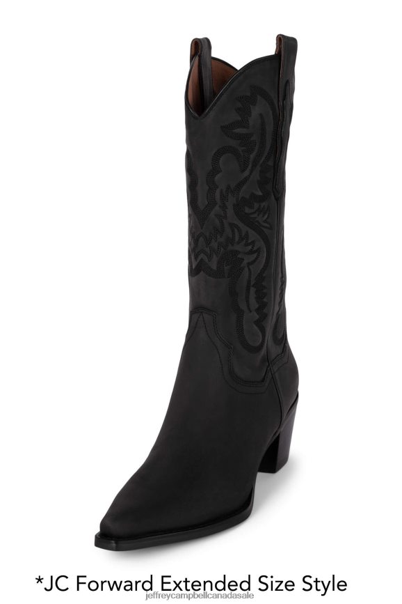 AMARILLO Women Black Washed PLRNJH331 Jeffrey Campbell Ankle Boots