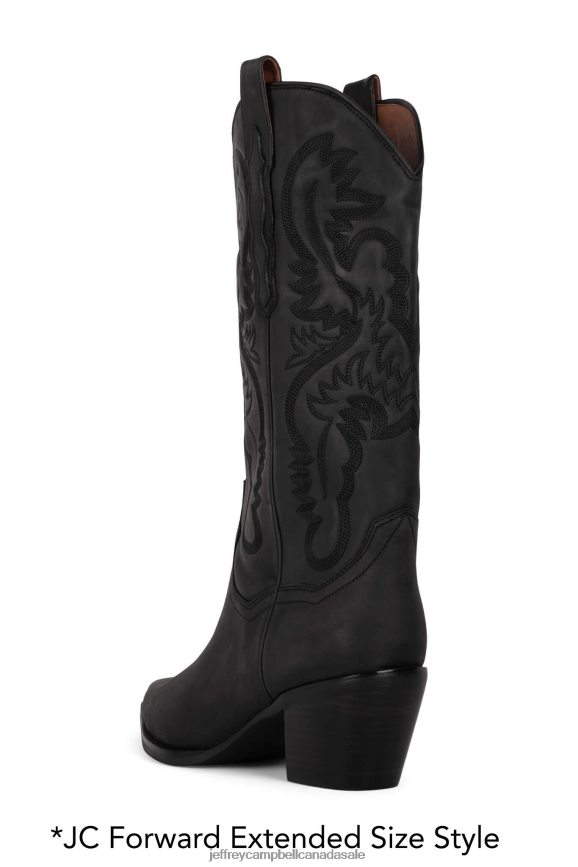 AMARILLO Women Black Washed PLRNJH331 Jeffrey Campbell Ankle Boots