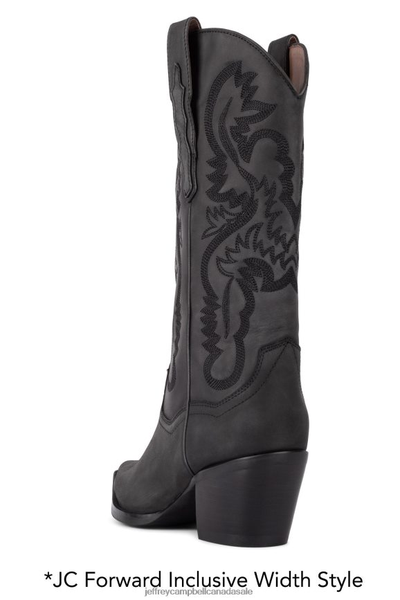 AMITY Women Black Washed PLRNJH356 Jeffrey Campbell Ankle Boots