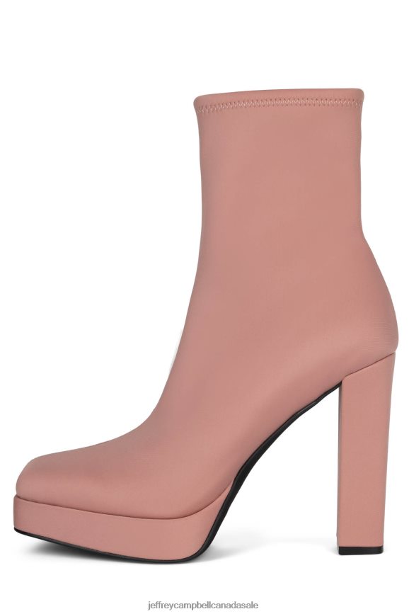 ARCADIA Women Dusty Rose Neoprene PLRNJH511 Jeffrey Campbell Ankle Boots