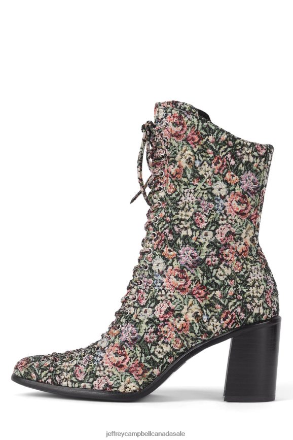 ARCHILLE Women Multi Floral Tapestry PLRNJH428 Jeffrey Campbell Ankle Boots