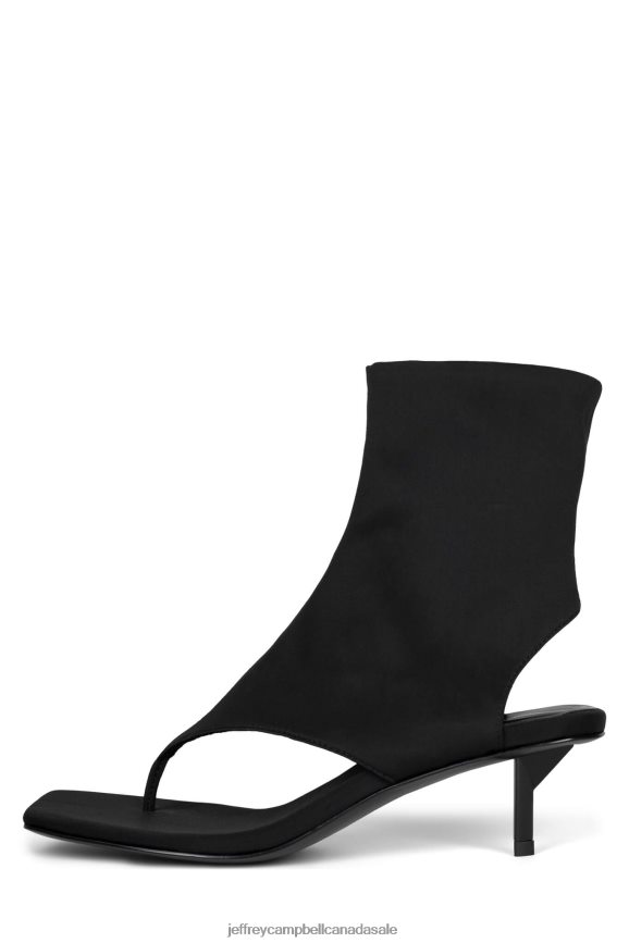 ASSURED Women Black Neoprene PLRNJH345 Jeffrey Campbell Ankle Boots