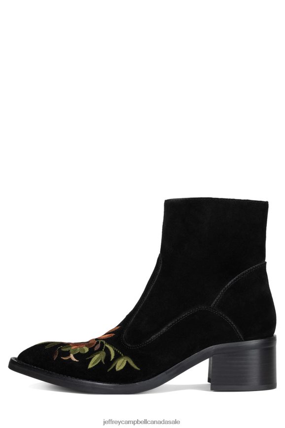 BANDITS Women Black Suede Multi PLRNJH524 Jeffrey Campbell Ankle Boots
