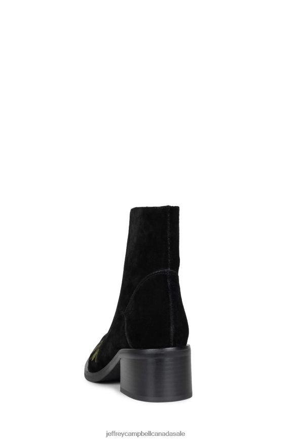 BANDITS Women Black Suede Multi PLRNJH524 Jeffrey Campbell Ankle Boots