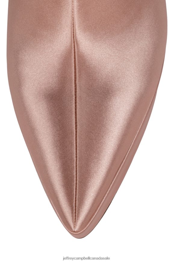 BEL-DU-BAL Women Pink Satin Rosegold PLRNJH558 Jeffrey Campbell Ankle Boots