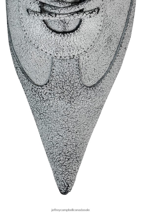 BRINGITON Women White Crackle PLRNJH315 Jeffrey Campbell Ankle Boots