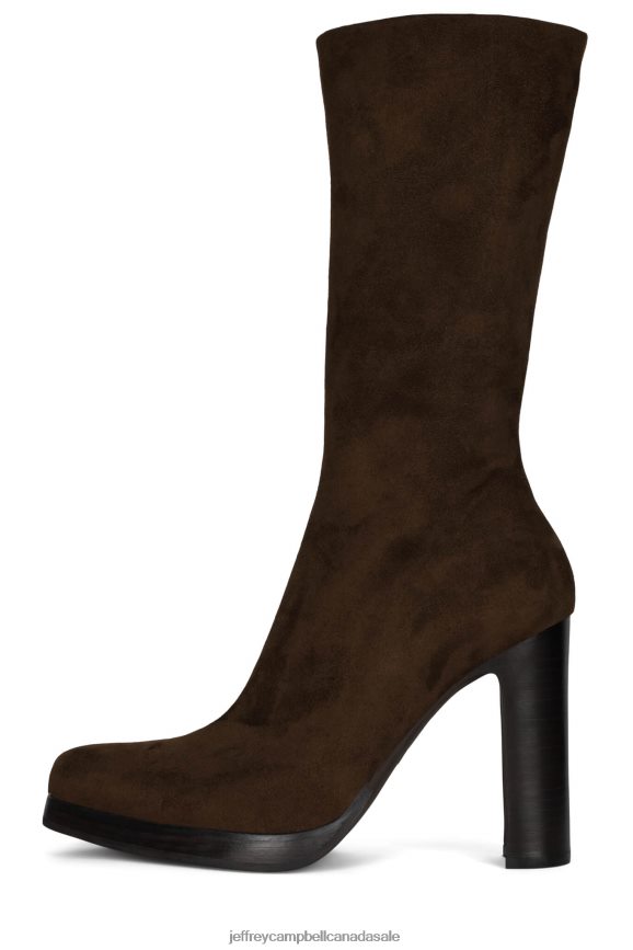 CLAUDIO Women Brown Suede PLRNJH536 Jeffrey Campbell Ankle Boots