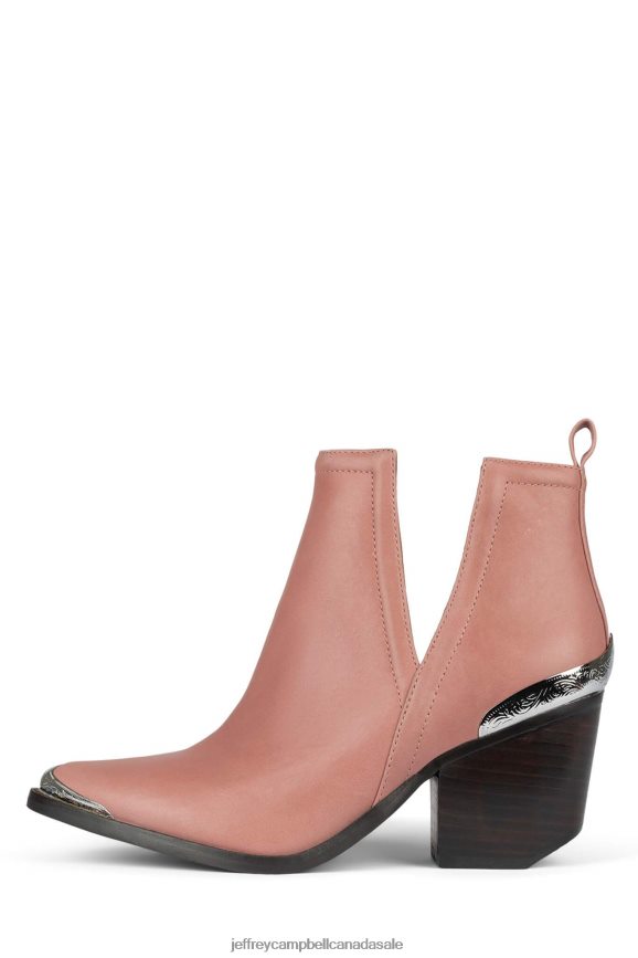 CROMWELL Women Pink Dark Stack PLRNJH378 Jeffrey Campbell Ankle Boots