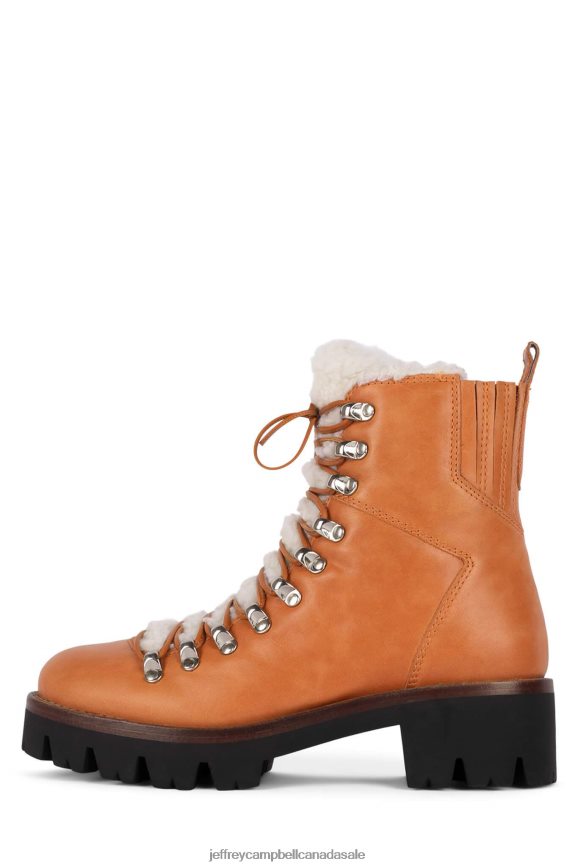 CULVERT Women Orange Ivory PLRNJH379 Jeffrey Campbell Ankle Boots