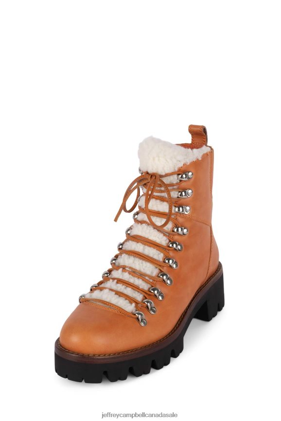 CULVERT Women Orange Ivory PLRNJH379 Jeffrey Campbell Ankle Boots