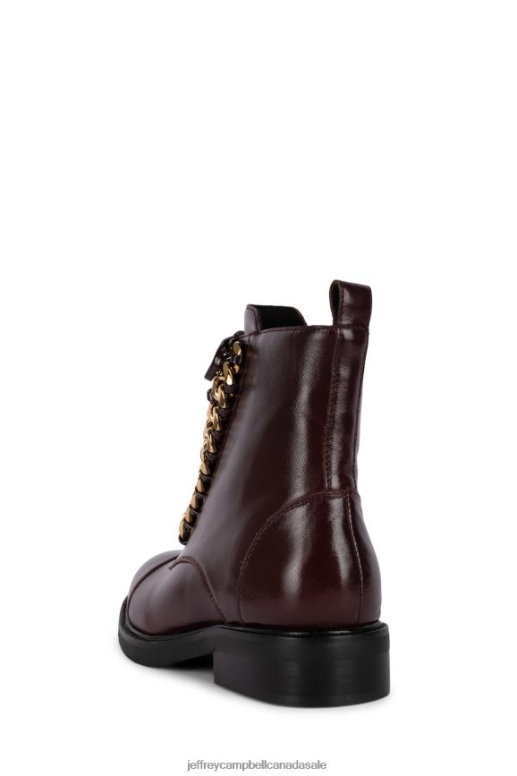 DAMON-2 Women Brown Gold PLRNJH417 Jeffrey Campbell Ankle Boots