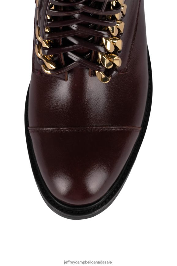 DAMON-2 Women Brown Gold PLRNJH417 Jeffrey Campbell Ankle Boots