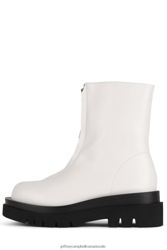 DOZED Women White PLRNJH622 Jeffrey Campbell Ankle Boots
