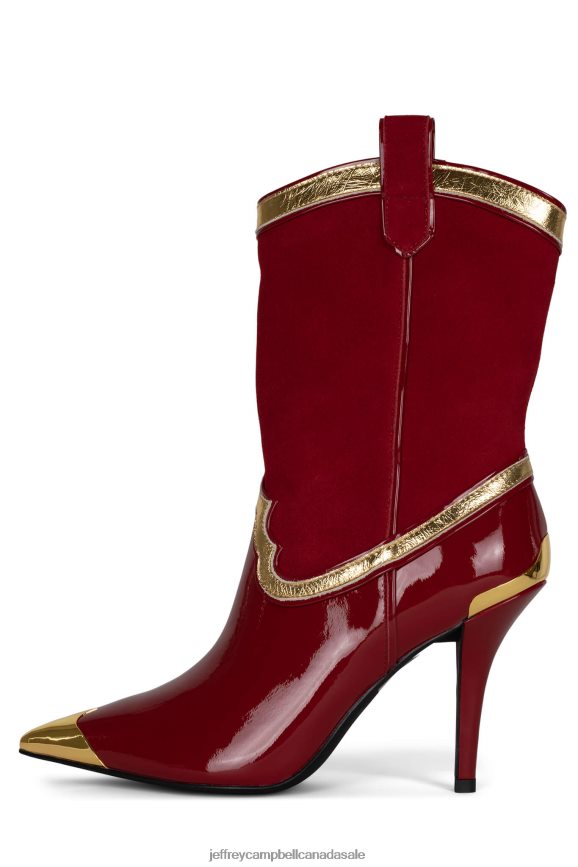 EL-PASO Women Red Multi PLRNJH606 Jeffrey Campbell Ankle Boots