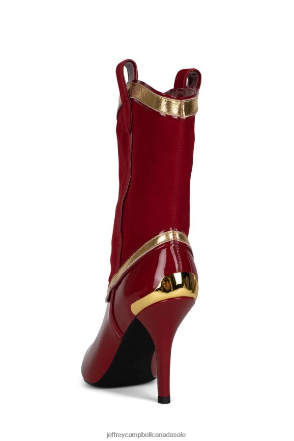 EL-PASO Women Red Multi PLRNJH606 Jeffrey Campbell Ankle Boots