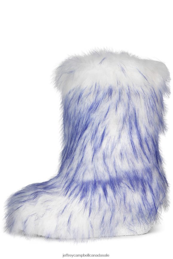 FLUFFY Women Ice Blue Combo PLRNJH636 Jeffrey Campbell Ankle Boots