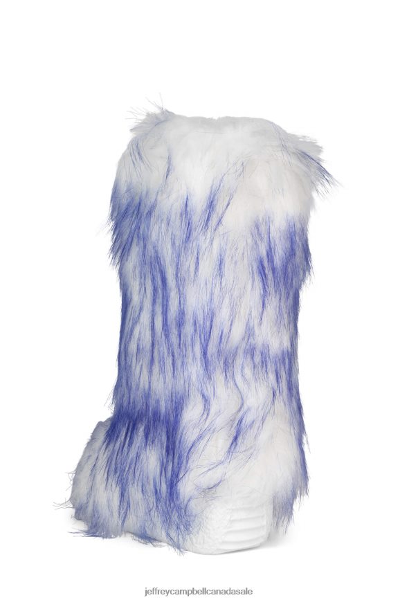 FLUFFY Women Ice Blue Combo PLRNJH636 Jeffrey Campbell Ankle Boots