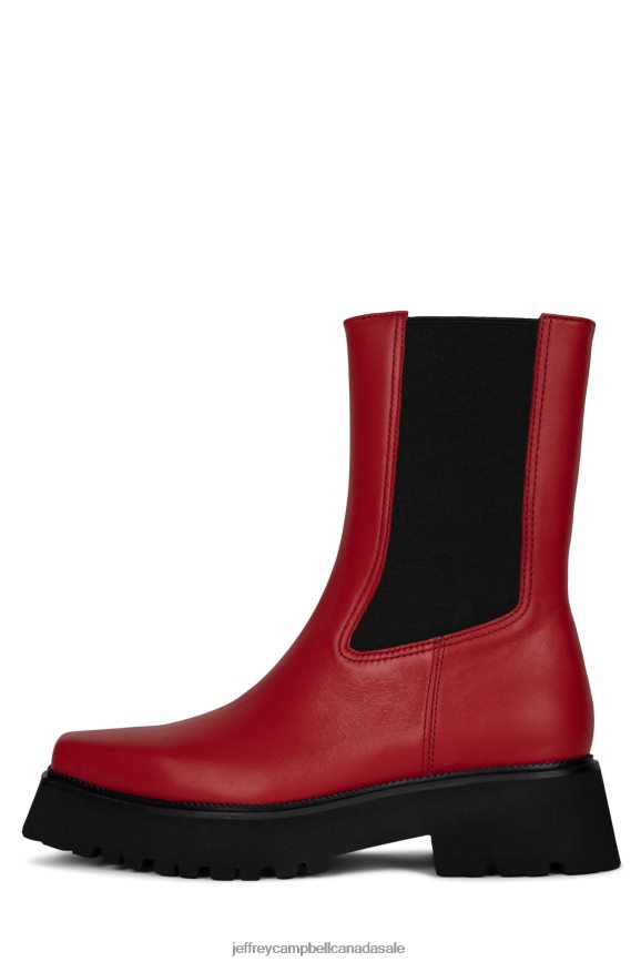 GLAM-PUNK Women Red PLRNJH520 Jeffrey Campbell Ankle Boots