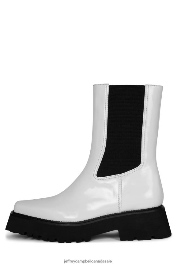 GLAM-PUNK Women White Box PLRNJH519 Jeffrey Campbell Ankle Boots