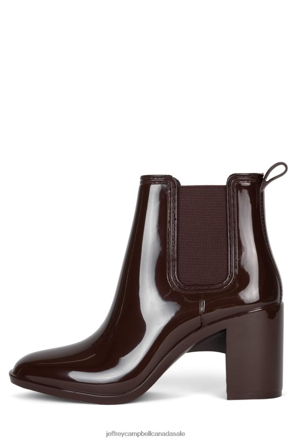 HURRICANE2 Women Brown Shiny PLRNJH895 Jeffrey Campbell Ankle Boots