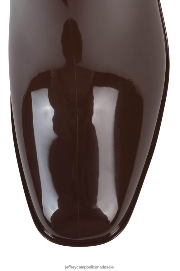 HURRICANE2 Women Coffee Shiny PLRNJH897 Jeffrey Campbell Ankle Boots