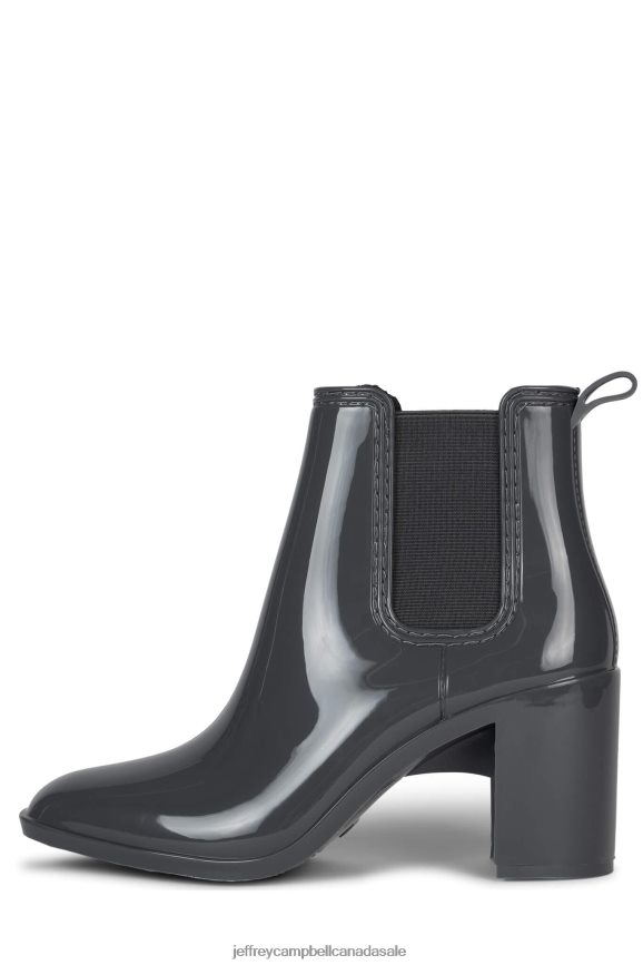 HURRICANE2 Women Grey Shiny PLRNJH896 Jeffrey Campbell Ankle Boots