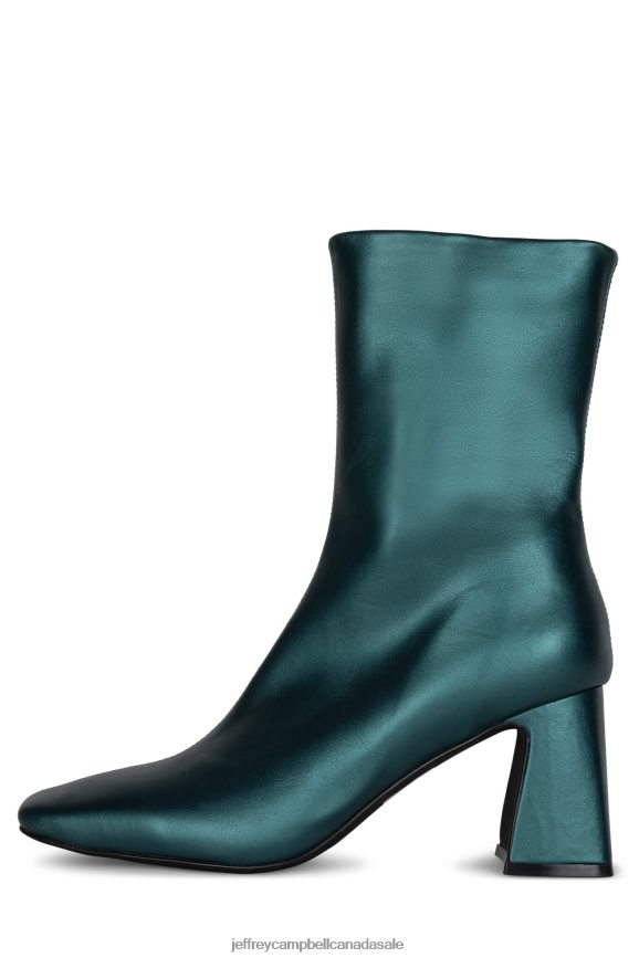 JEREMA Women Dark Teal Metallic PLRNJH544 Jeffrey Campbell Ankle Boots