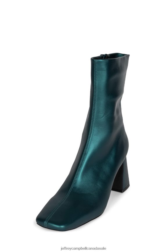 JEREMA Women Dark Teal Metallic PLRNJH544 Jeffrey Campbell Ankle Boots