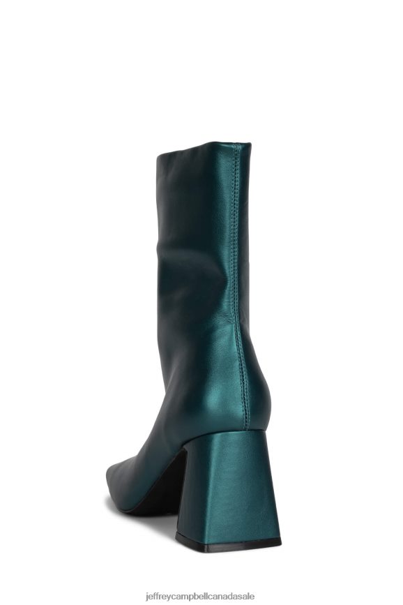 JEREMA Women Dark Teal Metallic PLRNJH544 Jeffrey Campbell Ankle Boots