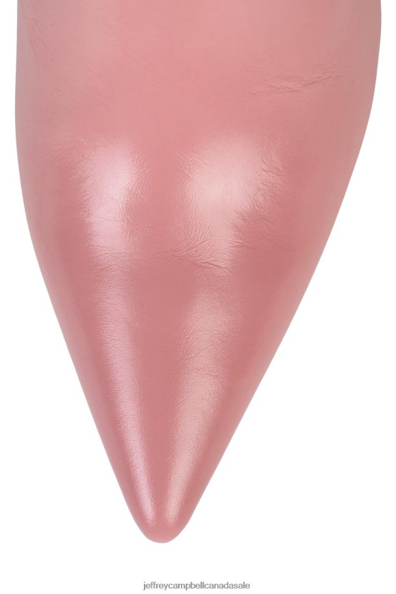 KATERINA Women Pink Crinkle Patent PLRNJH437 Jeffrey Campbell Ankle Boots