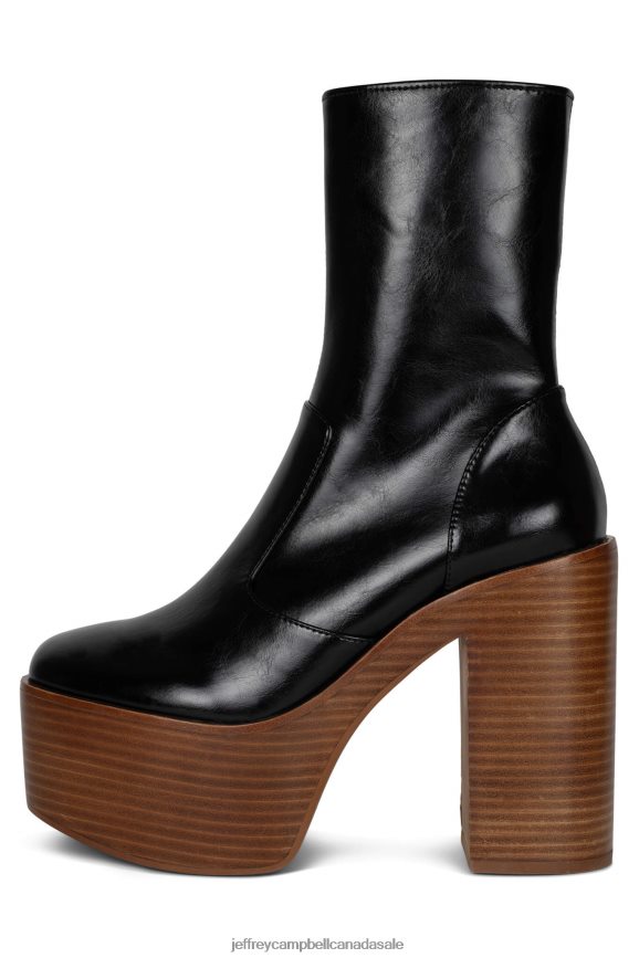 MEXIQUE-2 Women Black Shiny PLRNJH578 Jeffrey Campbell Ankle Boots