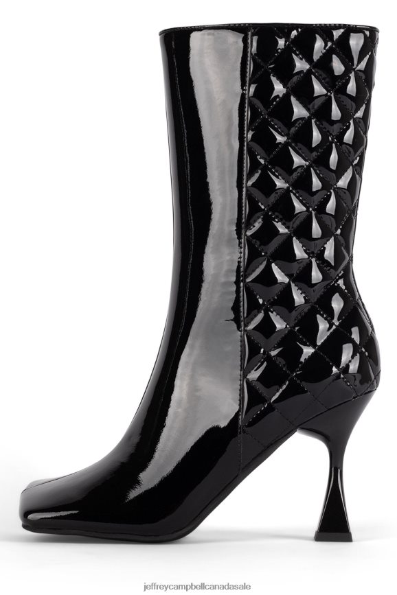MORPHED-Q Women Black Patent PLRNJH590 Jeffrey Campbell Ankle Boots