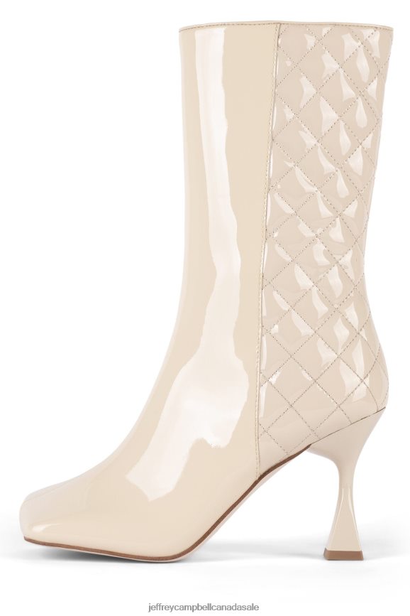 MORPHED-Q Women Nude Patent PLRNJH589 Jeffrey Campbell Ankle Boots
