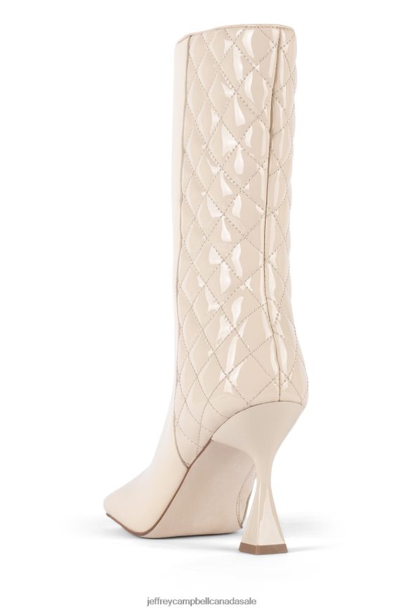 MORPHED-Q Women Nude Patent PLRNJH589 Jeffrey Campbell Ankle Boots
