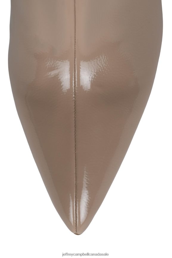 MOUSAI Women Natural Patent Gold PLRNJH389 Jeffrey Campbell Ankle Boots