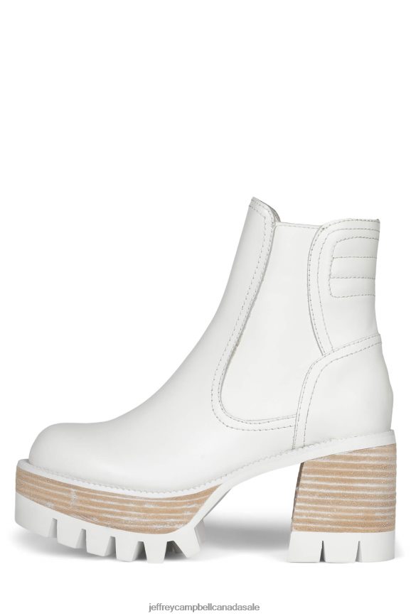 QUAVO-2 Women White White PLRNJH472 Jeffrey Campbell Ankle Boots