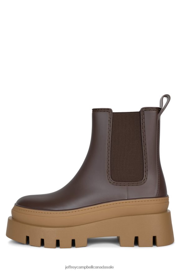 RAIN-STORM Women Brown Honey PLRNJH890 Jeffrey Campbell Ankle Boots