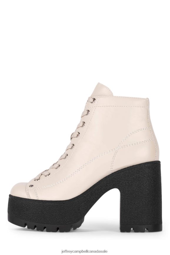 REFRESH-LL Women Ivory PLRNJH446 Jeffrey Campbell Ankle Boots