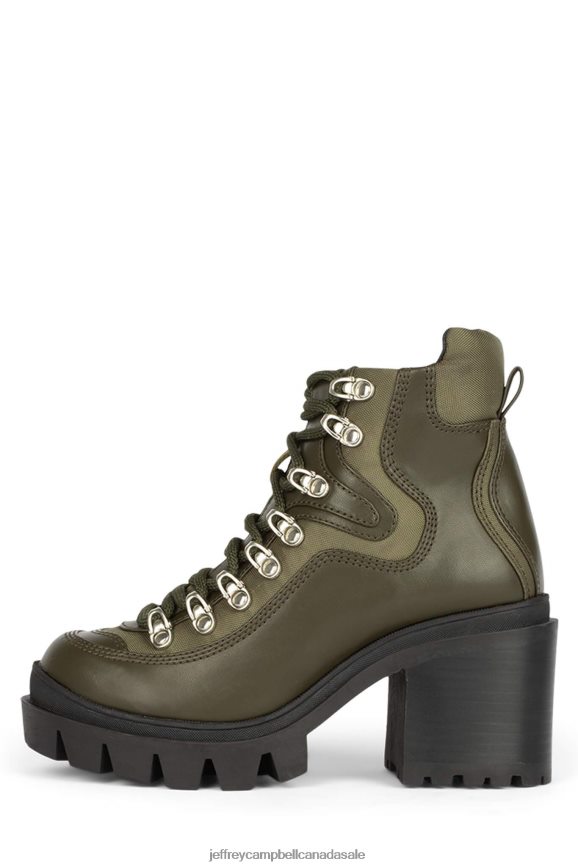 ROAD-RAGE Women Khaki PLRNJH452 Jeffrey Campbell Ankle Boots