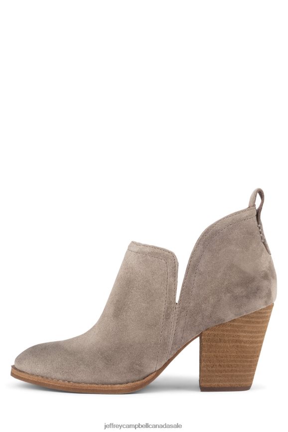 ROSALEE Women Taupe Suede PLRNJH337 Jeffrey Campbell Ankle Boots