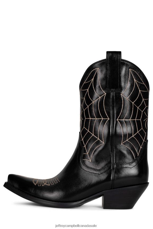SPIDER-LO Women Black PLRNJH309 Jeffrey Campbell Ankle Boots