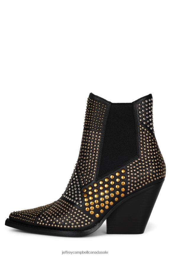 STUDD-LO Women Black Multi PLRNJH574 Jeffrey Campbell Ankle Boots