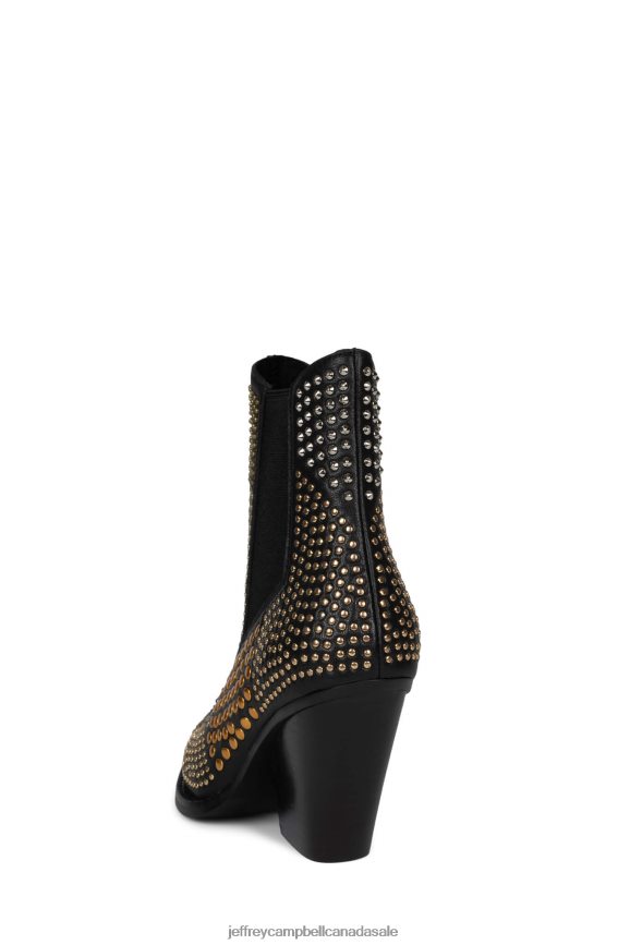 STUDD-LO Women Black Multi PLRNJH574 Jeffrey Campbell Ankle Boots