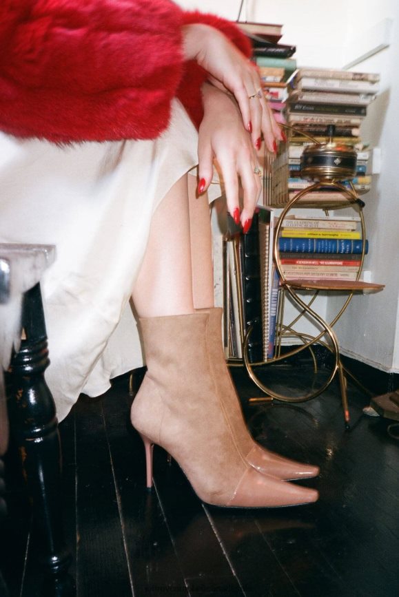 SURVIVOR Women Beige Box Beige PLRNJH554 Jeffrey Campbell Ankle Boots