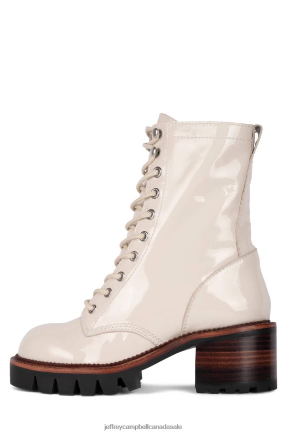 SYCAM-2 Women Ice Crinkle Patent PLRNJH466 Jeffrey Campbell Ankle Boots