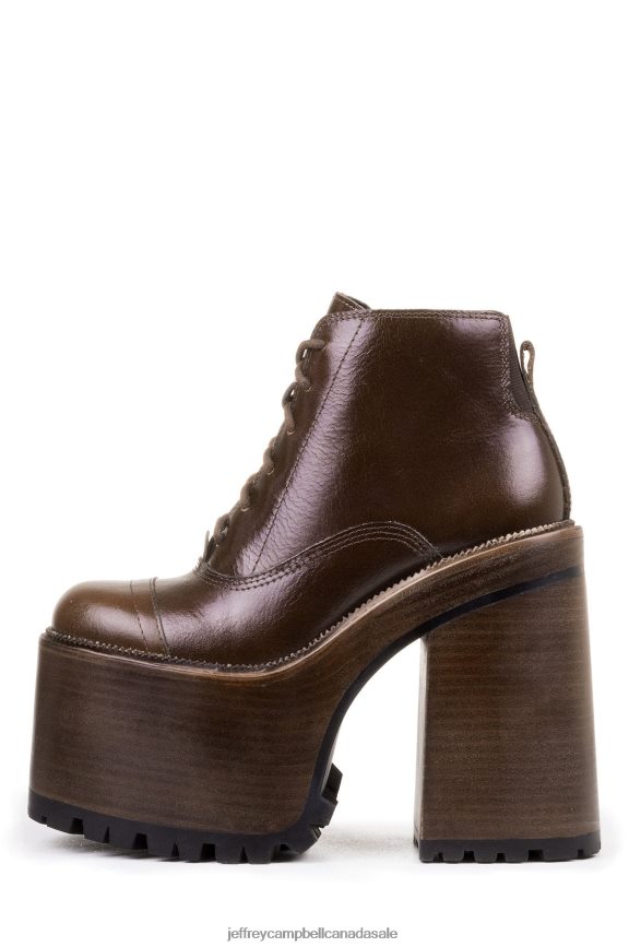 TAKEOFF Women Brown PLRNJH342 Jeffrey Campbell Ankle Boots