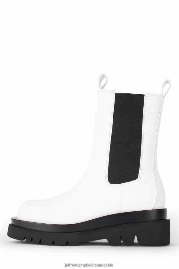 TANKED Women White PLRNJH597 Jeffrey Campbell Ankle Boots